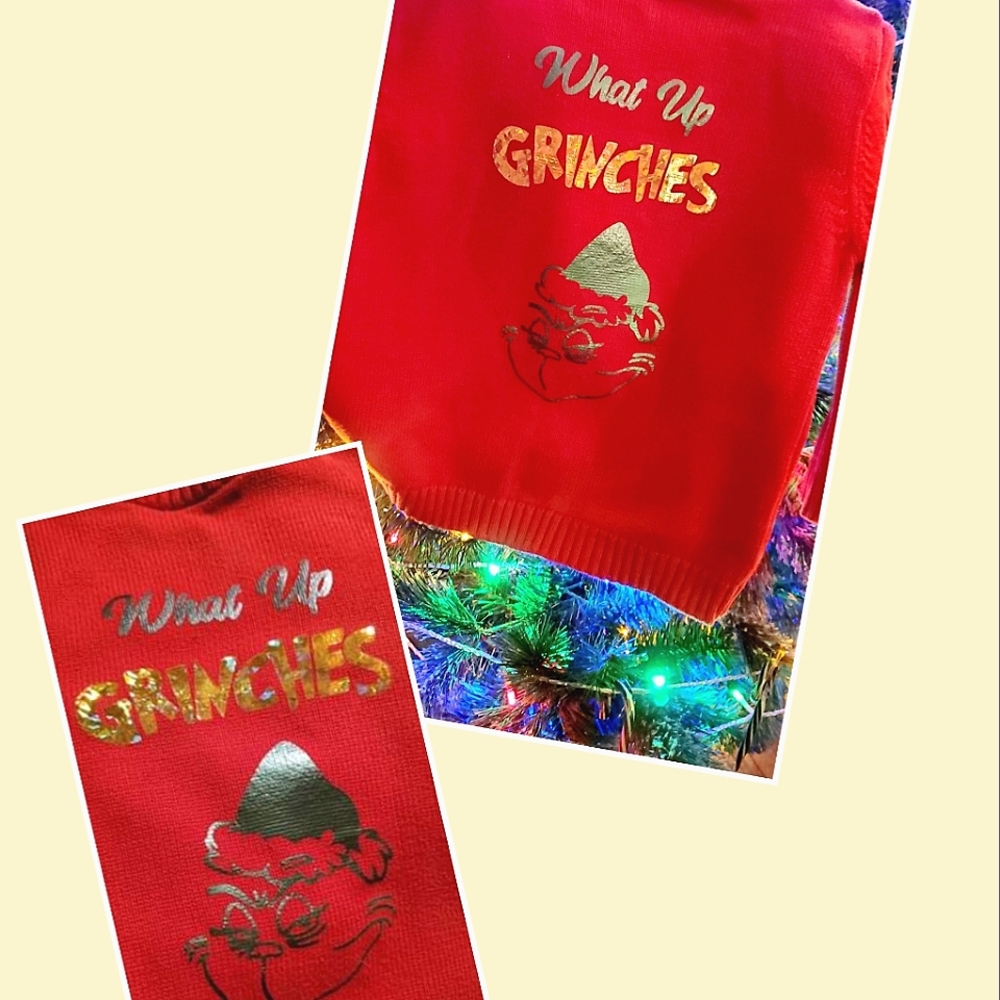 Custom Christmas sweaters or shirt and other small last minute Christmas gifts.